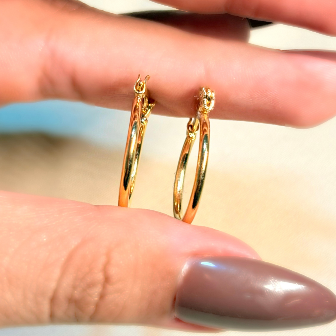 Aretes Candonga Hilo 18 mm