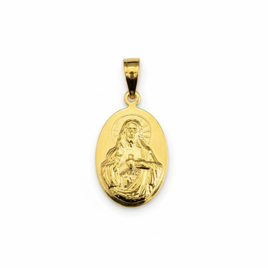 Dije Ovalo sagrado corazon de jesus