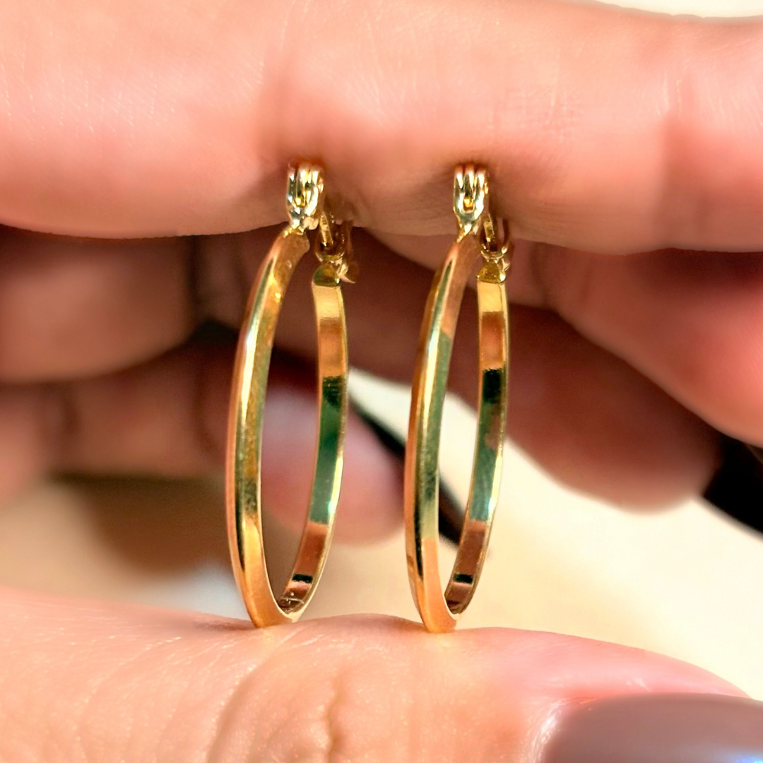 Aretes Candonga bisel 20mm