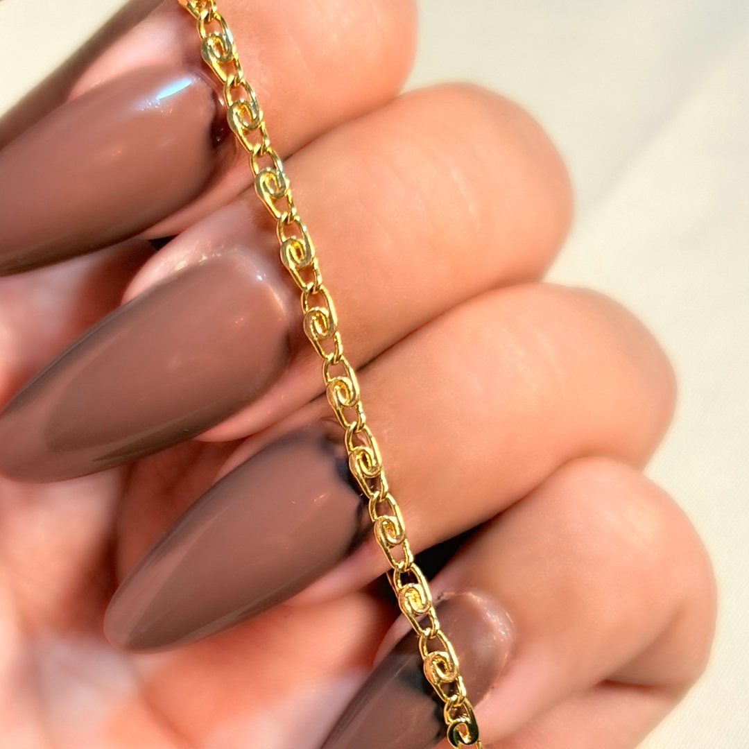 Pulsera CARACOL 2mm 18 cm