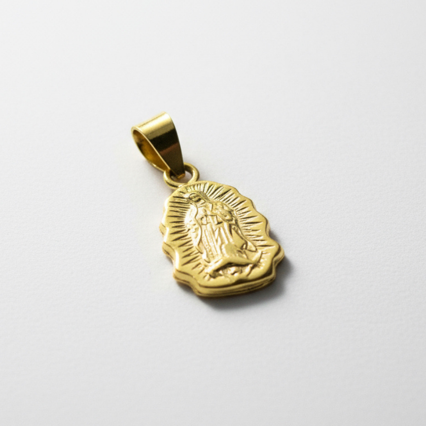 Dije Virgen Guadalupe Silueta