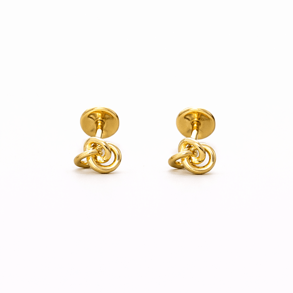 Aretes Topo Lujo 3 aros - D’orella Joyería