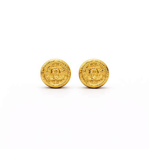 Aretes Topo Lujo Channel - D’orella Joyería