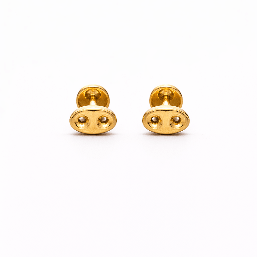 Aretes Topo Lujo Gucci Lisos - D’orella Joyería