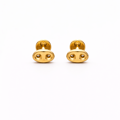Aretes Topo Lujo Gucci Lisos - D’orella Joyería