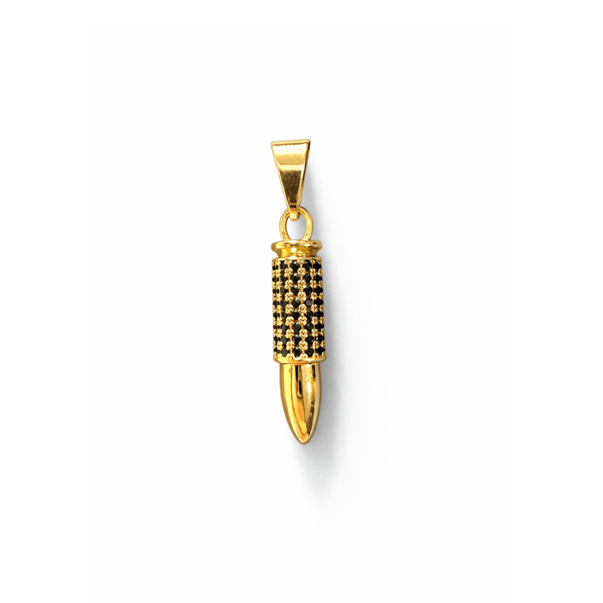 Dije Bala Circonada Negra - D’orella Joyería