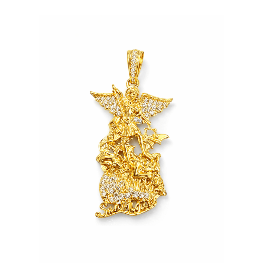 Dije San Miguel Arcangel Circonado - D’orella Joyería