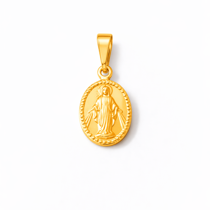 Dije Virgen Milagrosa Pequeña - D’orella Joyería