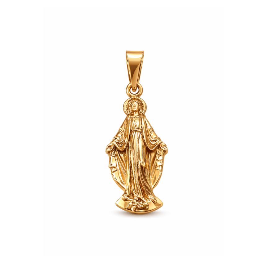 Dije Virgen Milagrosa Silueta - D’orella Joyería